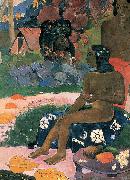 Paul Gauguin Her name is Varumati Sweden oil painting artist